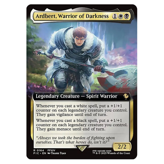 Ardbert, Warrior of Darkness 0164 card from the Magic The Gathering set Universes Beyond - Final Fantasy - Commander