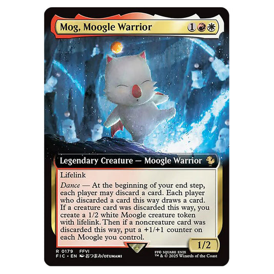 Mog, Moogle Warrior 0179 card from the Magic The Gathering set Universes Beyond - Final Fantasy - Commander