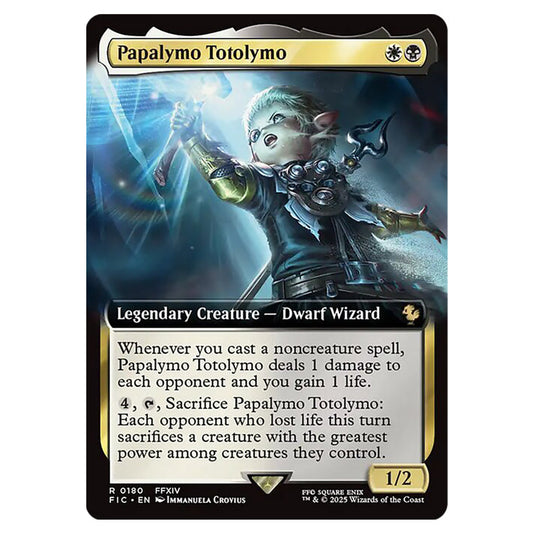 Papalymo Totolymo 0180 card from the Magic The Gathering set Universes Beyond - Final Fantasy - Commander