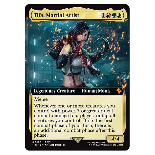 Tifa, Martial Artist 0188 card from the Magic The Gathering set Universes Beyond - Final Fantasy - Commander