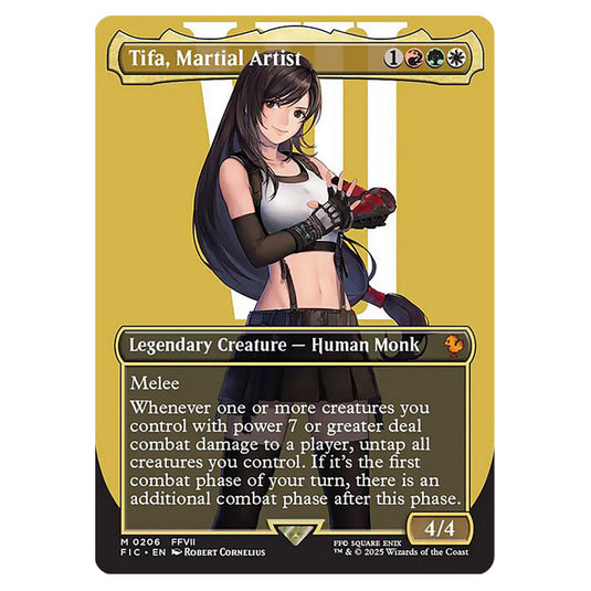 Tifa, Martial Artist 0206 card from the Magic The Gathering set Universes Beyond - Final Fantasy - Commander