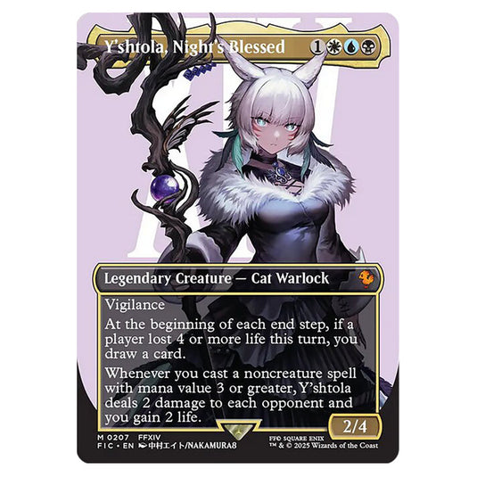 Y'shtola, Night's Blessed 0207 card from the Magic The Gathering set Universes Beyond - Final Fantasy - Commander