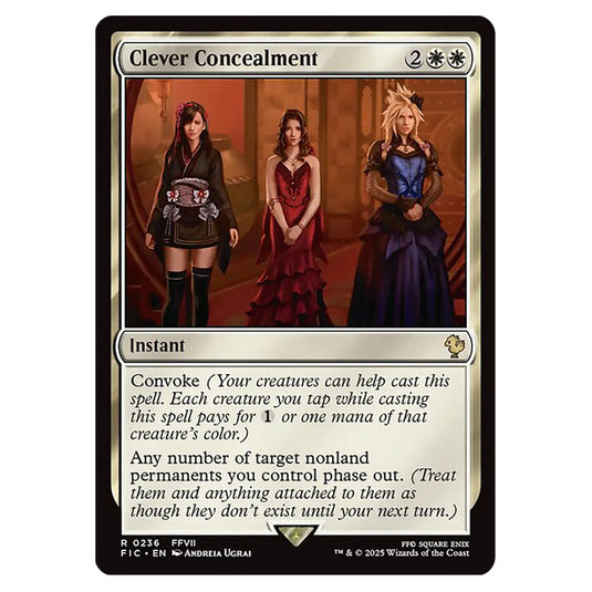 Clever Concealment 0236 card from the Magic The Gathering set Universes Beyond - Final Fantasy - Commander