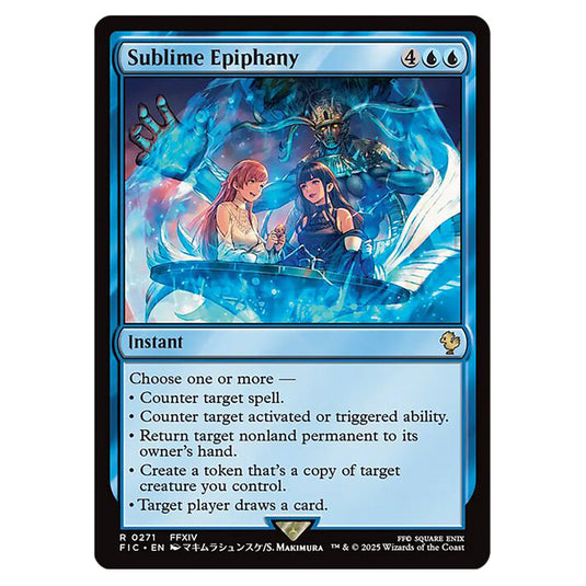 Sublime Epiphany 0271 card from the Magic The Gathering set Universes Beyond - Final Fantasy - Commander
