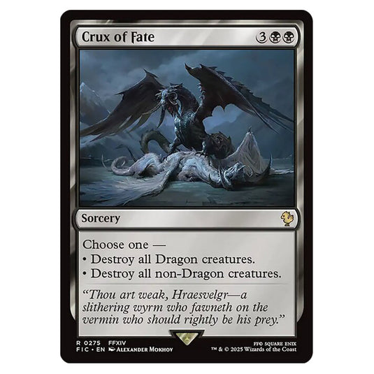 Crux of Fate 0275 card from the Magic The Gathering set Universes Beyond - Final Fantasy - Commander