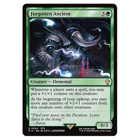 Forgotten Ancient 0304 card from the Magic The Gathering set Universes Beyond - Final Fantasy - Commander