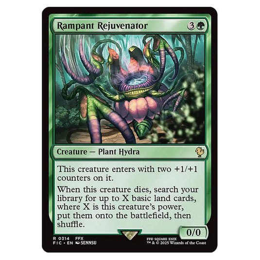 Rampant Rejuvenator 0314 card from the Magic The Gathering set Universes Beyond - Final Fantasy - Commander