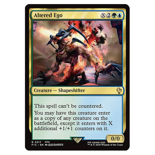 Altered Ego 0317 card from the Magic The Gathering set Universes Beyond - Final Fantasy - Commander