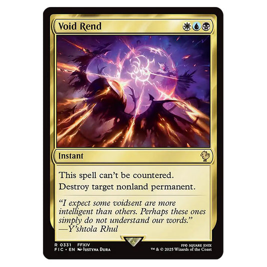 Void Rend 0331 card from the Magic The Gathering set Universes Beyond - Final Fantasy - Commander