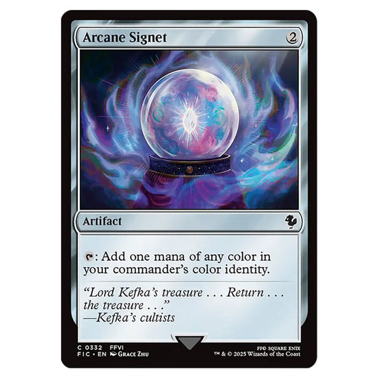 Arcane Signet 0332 card from the Magic The Gathering set Universes Beyond - Final Fantasy - Commander