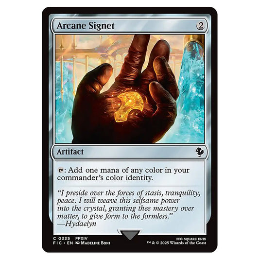 Arcane Signet 0335 card from the Magic The Gathering set Universes Beyond - Final Fantasy - Commander