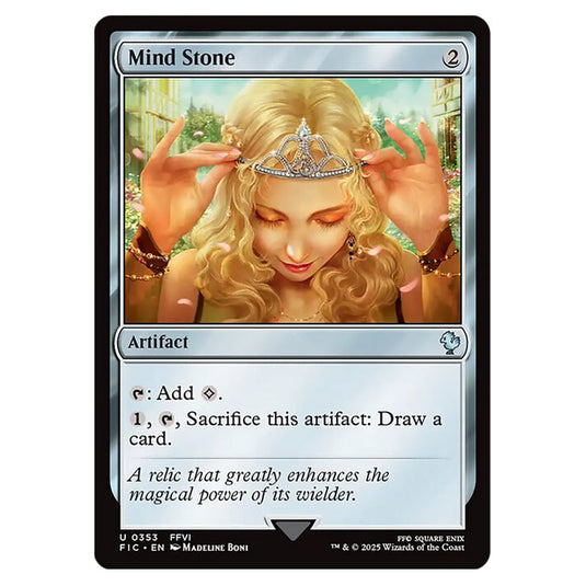 Mind Stone 0353 card from the Magic The Gathering set Universes Beyond - Final Fantasy - Commander