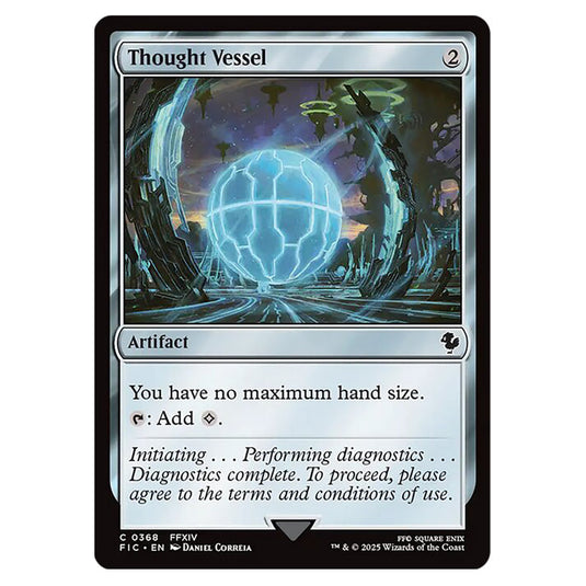 Thought Vessel 0368 card from the Magic The Gathering set Universes Beyond - Final Fantasy - Commander