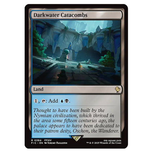 Darkwater Catacombs 0384 card from the Magic The Gathering set Universes Beyond - Final Fantasy - Commander