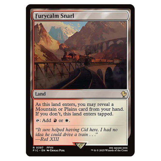 Furycalm Snarl 0397 card from the Magic The Gathering set Universes Beyond - Final Fantasy - Commander