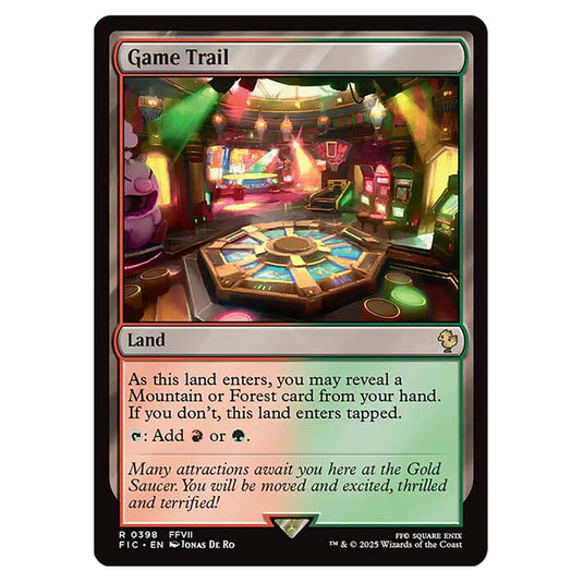 Game Trail 0398 card from the Magic The Gathering set Universes Beyond - Final Fantasy - Commander
