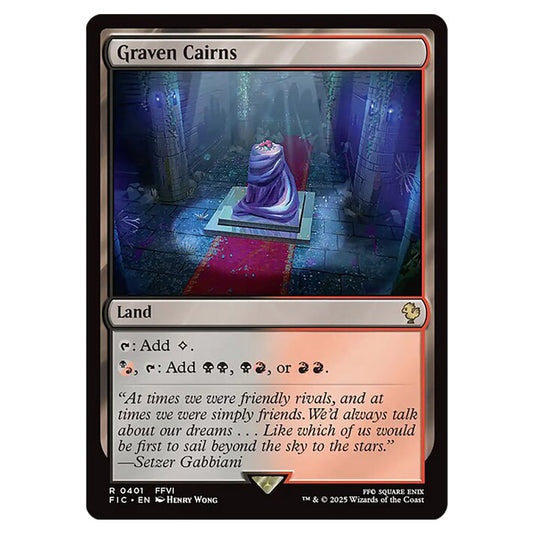 Graven Cairns 0401 card from the Magic The Gathering set Universes Beyond - Final Fantasy - Commander