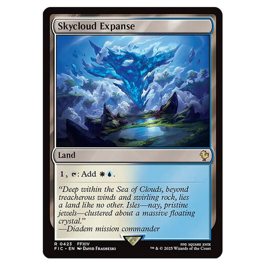 Skycloud Expanse 0423 card from the Magic The Gathering set Universes Beyond - Final Fantasy - Commander