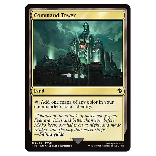 Command Tower 0485 card from the Magic The Gathering set Universes Beyond - Final Fantasy - Commander