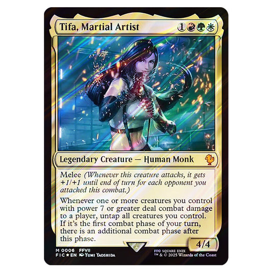 Tifa, Martial Artist 0006 card from the Magic The Gathering set Universes Beyond - Final Fantasy - Commander