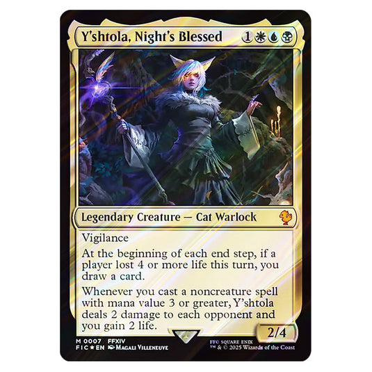 Y'shtola, Night's Blessed 0007 card from the Magic The Gathering set Universes Beyond - Final Fantasy - Commander