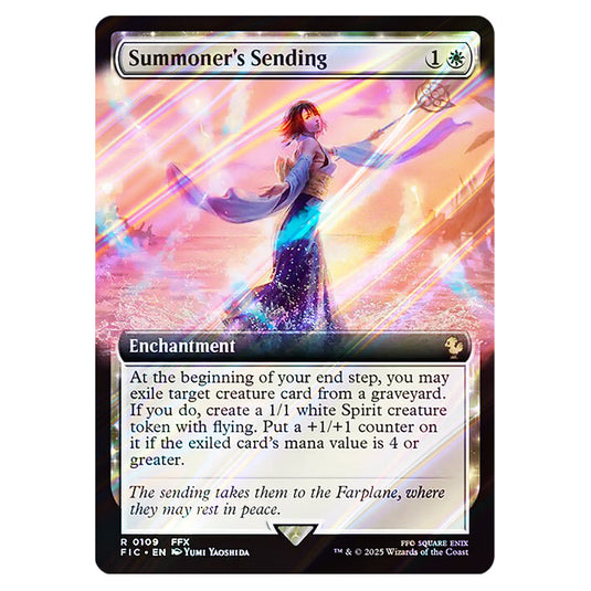 Summoner's Sending 0109 card from the Magic The Gathering set Universes Beyond - Final Fantasy - Commander