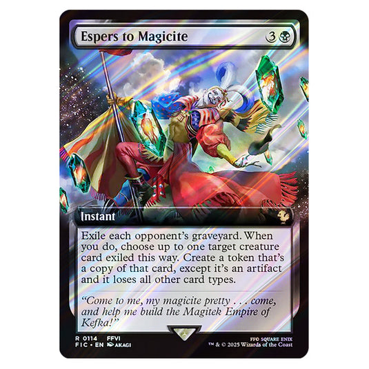 Espers to Magicite 0114 card from the Magic The Gathering set Universes Beyond - Final Fantasy - Commander