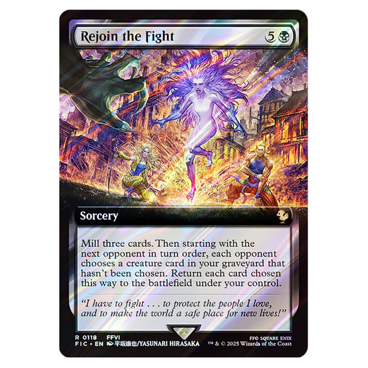 Rejoin the Fight 0118 card from the Magic The Gathering set Universes Beyond - Final Fantasy - Commander