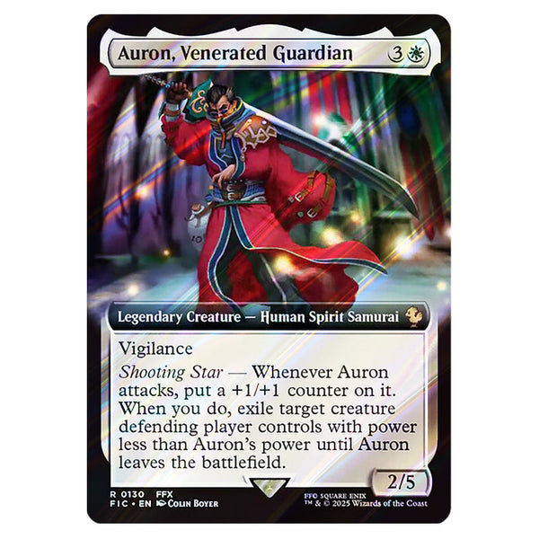 mtg auron card Magic The Gathering - Universes Beyond - Final Fantasy - Commander