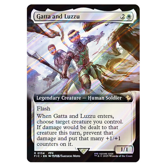 Gatta and Luzzu 0134 card from the Magic The Gathering set Universes Beyond - Final Fantasy - Commander