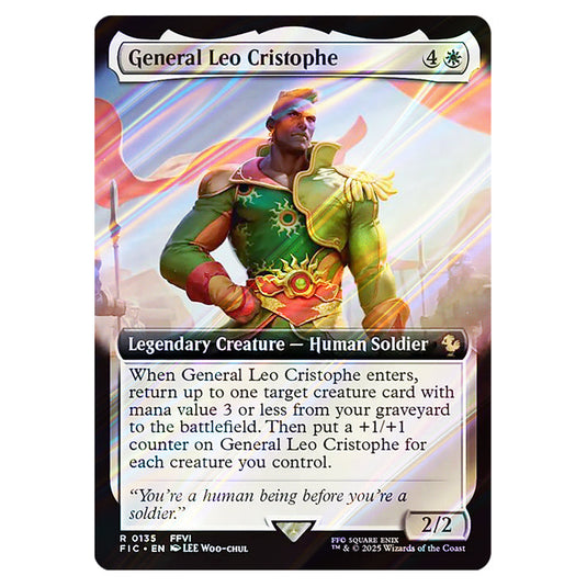 General Leo Cristophe 0135 card from the Magic The Gathering set Universes Beyond - Final Fantasy - Commander