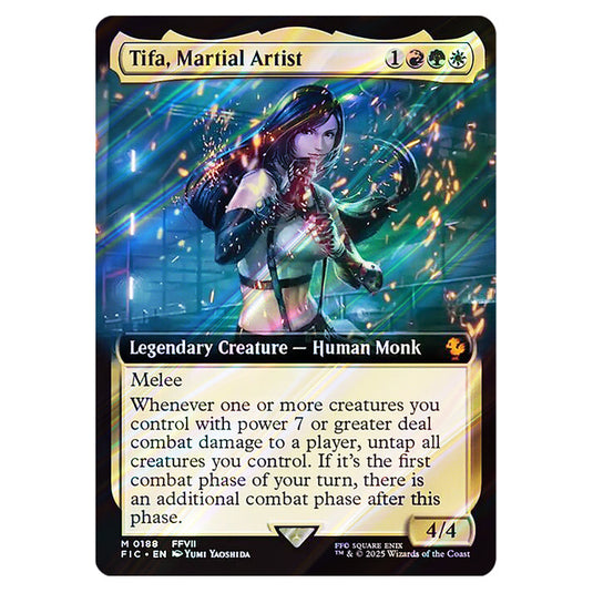 Tifa, Martial Artist 0188 card from the Magic The Gathering set Universes Beyond - Final Fantasy - Commander