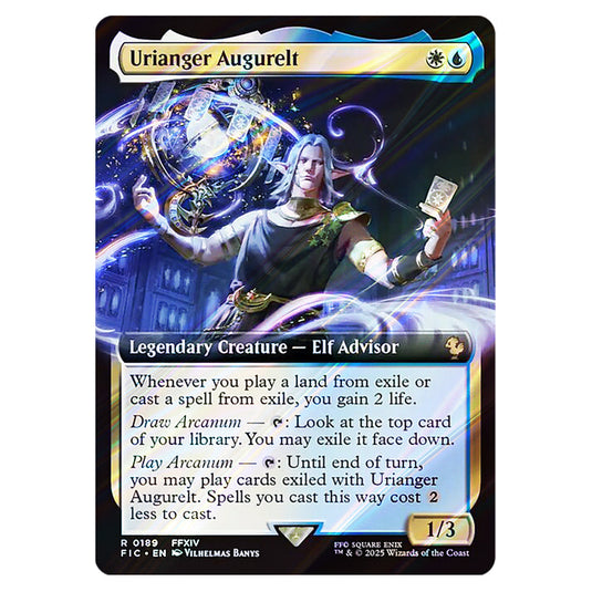 Urianger Augurelt 0189 card from the Magic The Gathering set Universes Beyond - Final Fantasy - Commander