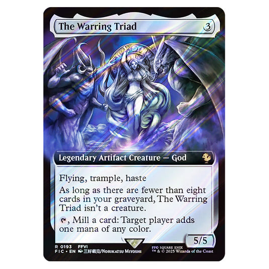 The Warring Triad 0193 card from the Magic The Gathering set Universes Beyond - Final Fantasy - Commander