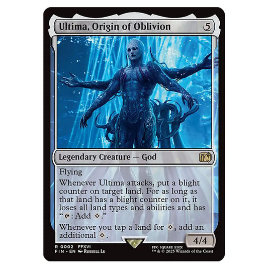 Ultima, Origin of Oblivion 0002 card from the Magic The Gathering set Universes Beyond - Final Fantasy