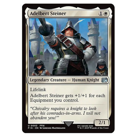 Adelbert Steiner 0003 card from the Magic The Gathering set Universes Beyond - Final Fantasy
