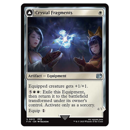 Crystal Fragments // Summon: Alexander 0013 card from the Magic The Gathering set Universes Beyond - Final Fantasy