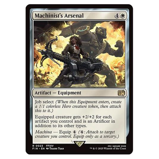 Machinist's Arsenal 0023 card from the Magic The Gathering set Universes Beyond - Final Fantasy