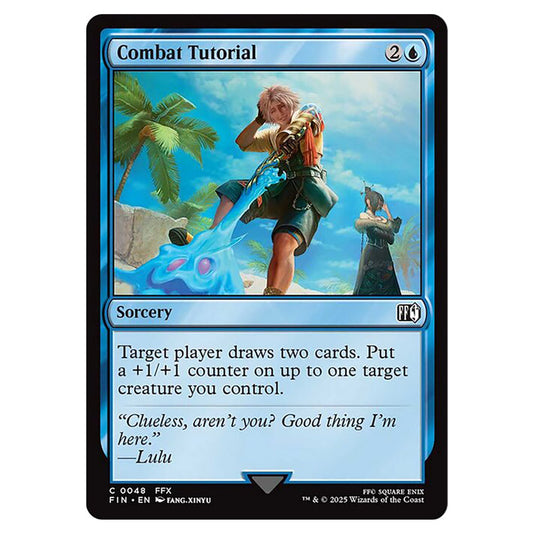 Combat Tutorial 0048 card from the Magic The Gathering set Universes Beyond - Final Fantasy