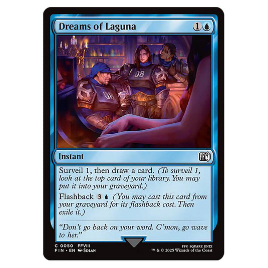Dreams of Laguna 0050 card from the Magic The Gathering set Universes Beyond - Final Fantasy