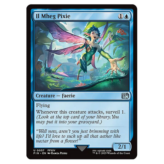 Il Mheg Pixie 0057 card from the Magic The Gathering set Universes Beyond - Final Fantasy