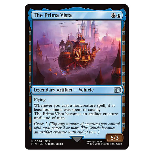 The Prima Vista 0064 card from the Magic The Gathering set Universes Beyond - Final Fantasy