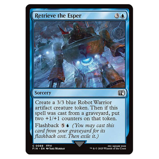 Retrieve the Esper 0068 card from the Magic The Gathering set Universes Beyond - Final Fantasy