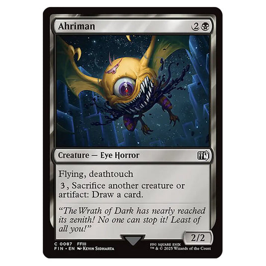 Ahriman 0087 card from the Magic The Gathering set Universes Beyond - Final Fantasy