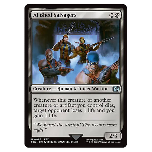 Al Bhed Salvagers 0088 card from the Magic The Gathering set Universes Beyond - Final Fantasy