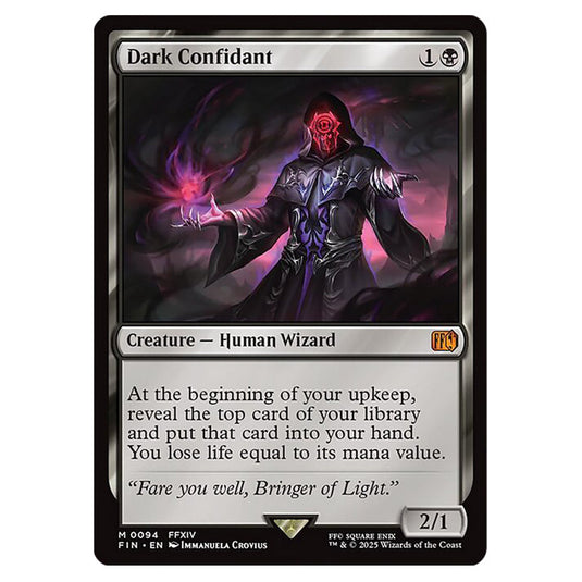 Dark Confidant 0094 card from the Magic The Gathering set Universes Beyond - Final Fantasy