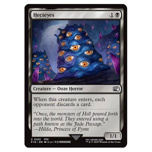 Hecteyes 0103 card from the Magic The Gathering set Universes Beyond - Final Fantasy