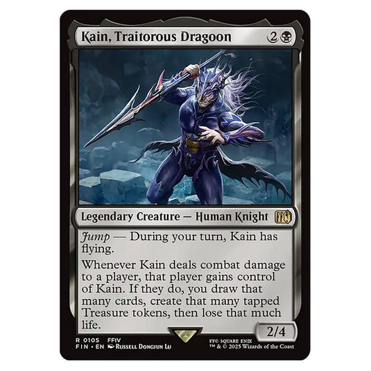 Kain, Traitorous Dragoon 0105 card from the Magic The Gathering set Universes Beyond - Final Fantasy
