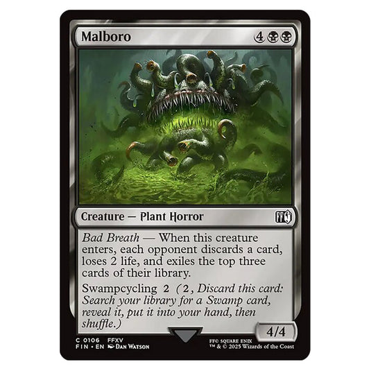 Malboro 0106 card from the Magic The Gathering set Universes Beyond - Final Fantasy