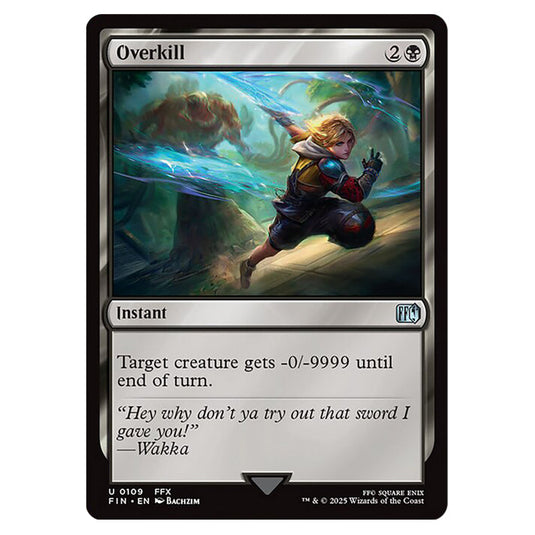 Overkill 0109 card from the Magic The Gathering set Universes Beyond - Final Fantasy